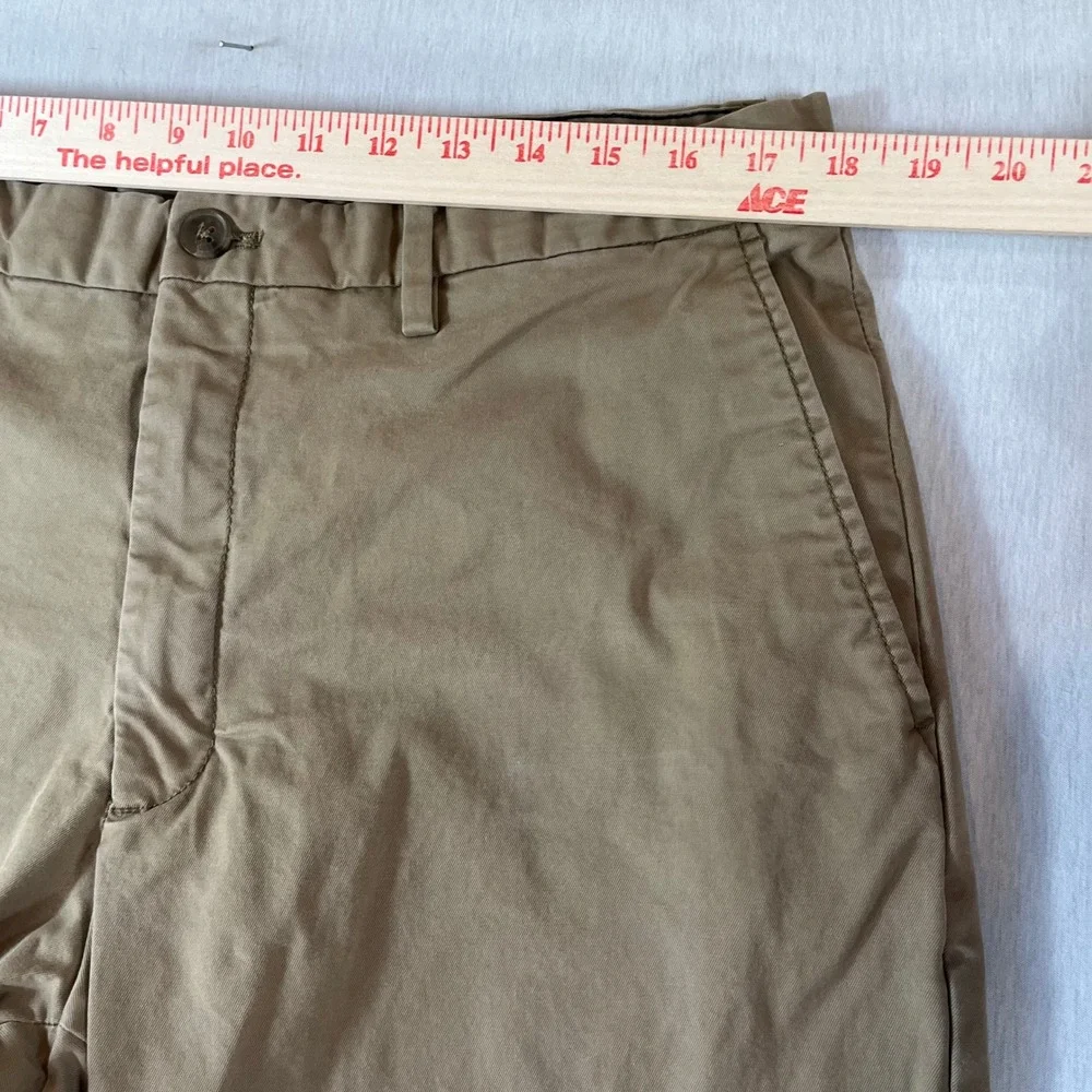Banana Republic Pants Men 36x32 (Fit 36x29) Lived-In Chino Athletic Fit Khaki